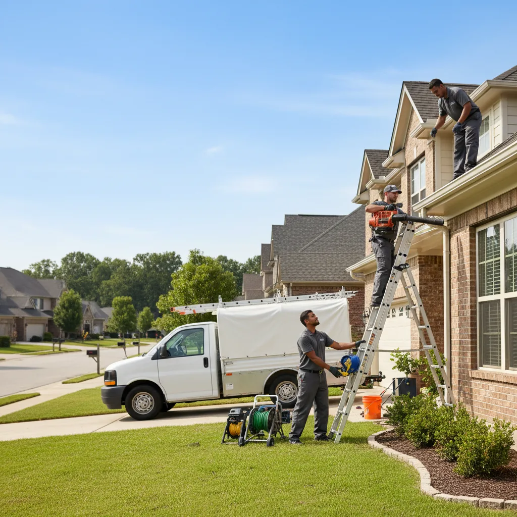 Home Gutter Service in Rowena, TX near me
